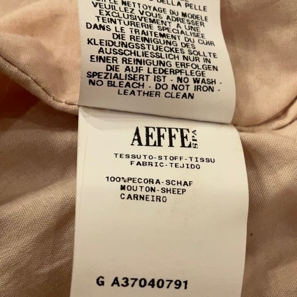 PHILOSOPHY DI ALBERTA FERRETTI LEATHER JACKET 40 - Picture 8 of 8